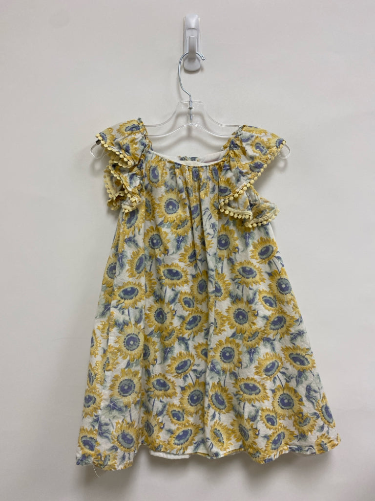 Tommy Bahama SIZE 5T White Seafoam/Yellow Sunflower(s) Sleeveless Girl&