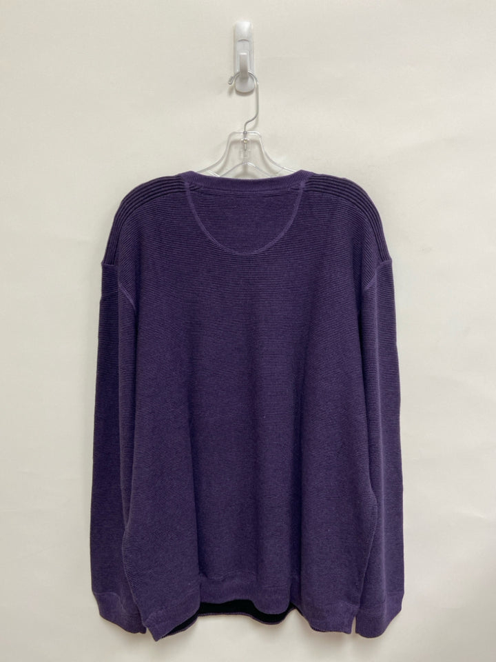 NWT Nat Nast Size XL Purple Black Ribbed Men&