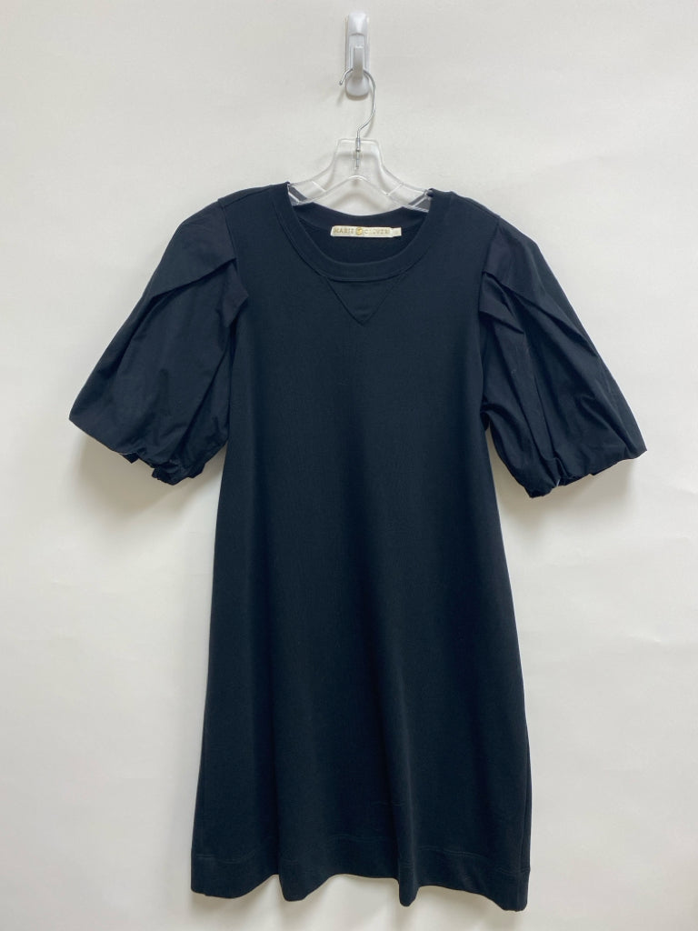 Marie Oliver Size L Black Puff Sleeve Ladies Dress