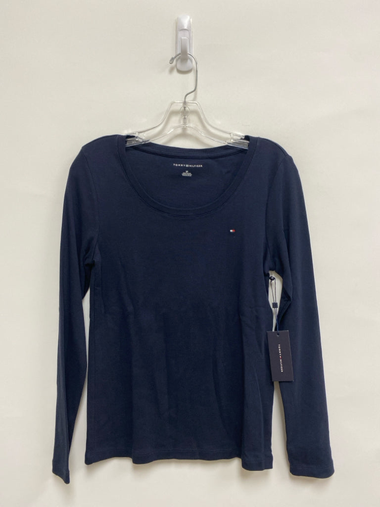 NWT Tommy Hilfiger Size S Navy Long Sleeve Tee Ladies Top