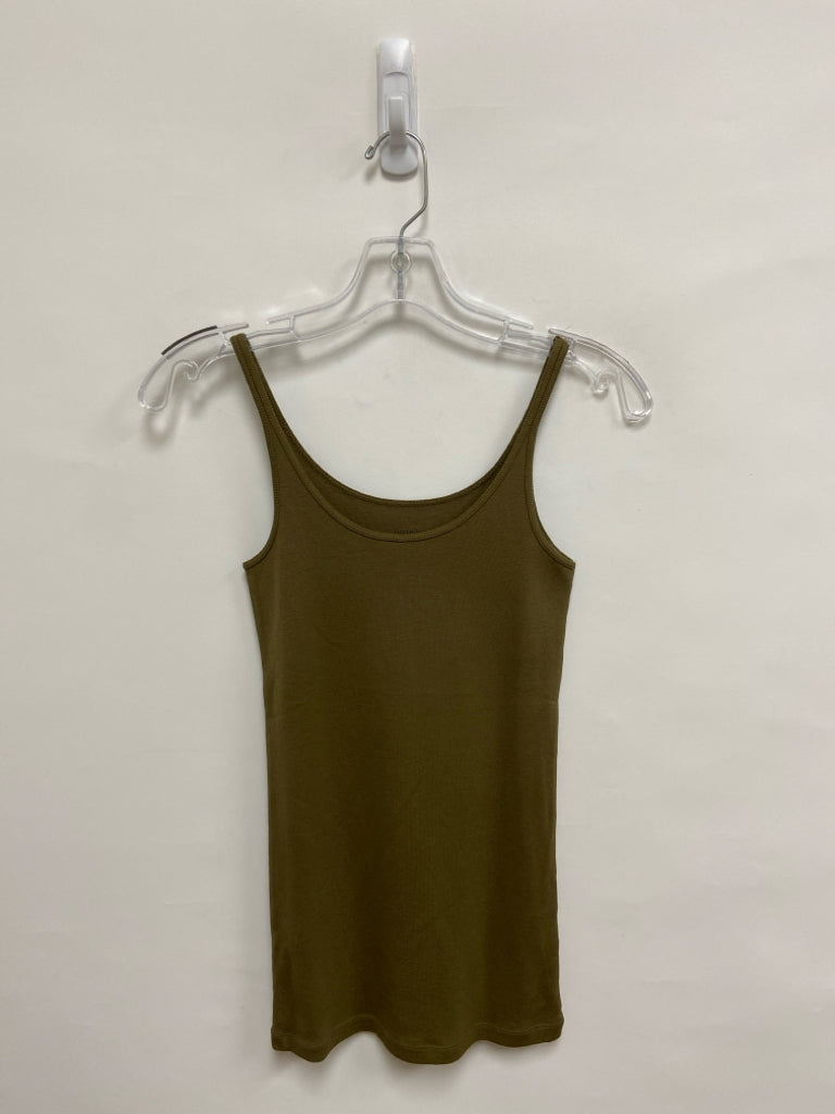 Eileen Fisher Size XS Dark Olive Tank Ladies Top