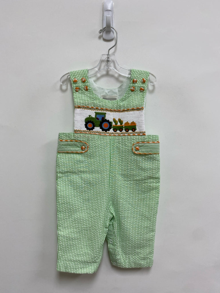 SIZE 3-6M Green Orange/White Stripe Boy&
