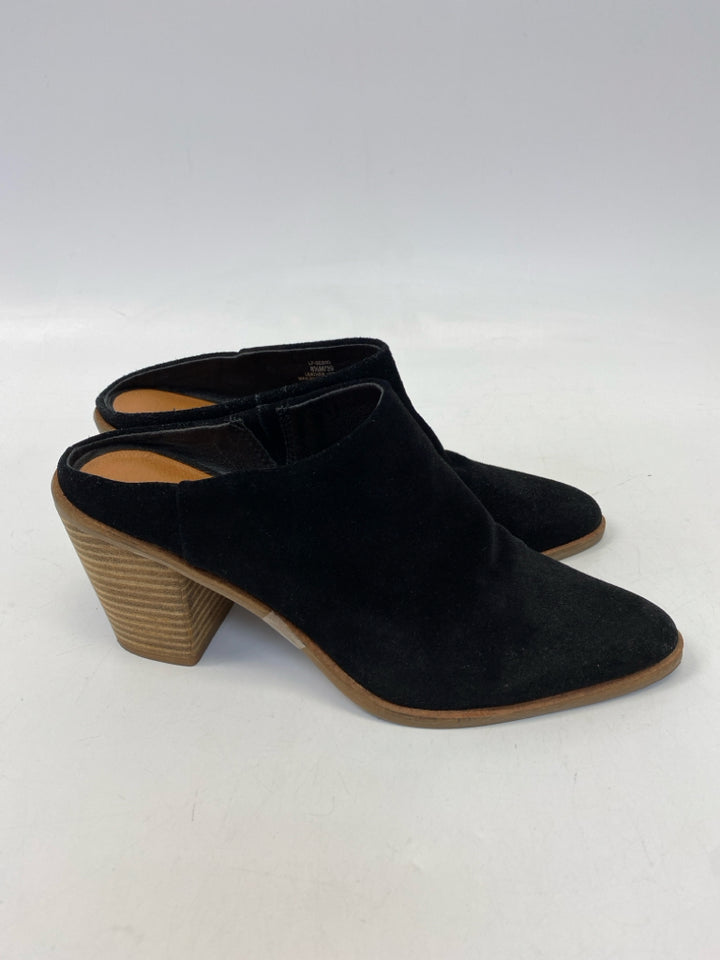 Lucky Brand  Size 8.5 Black Suede Heels