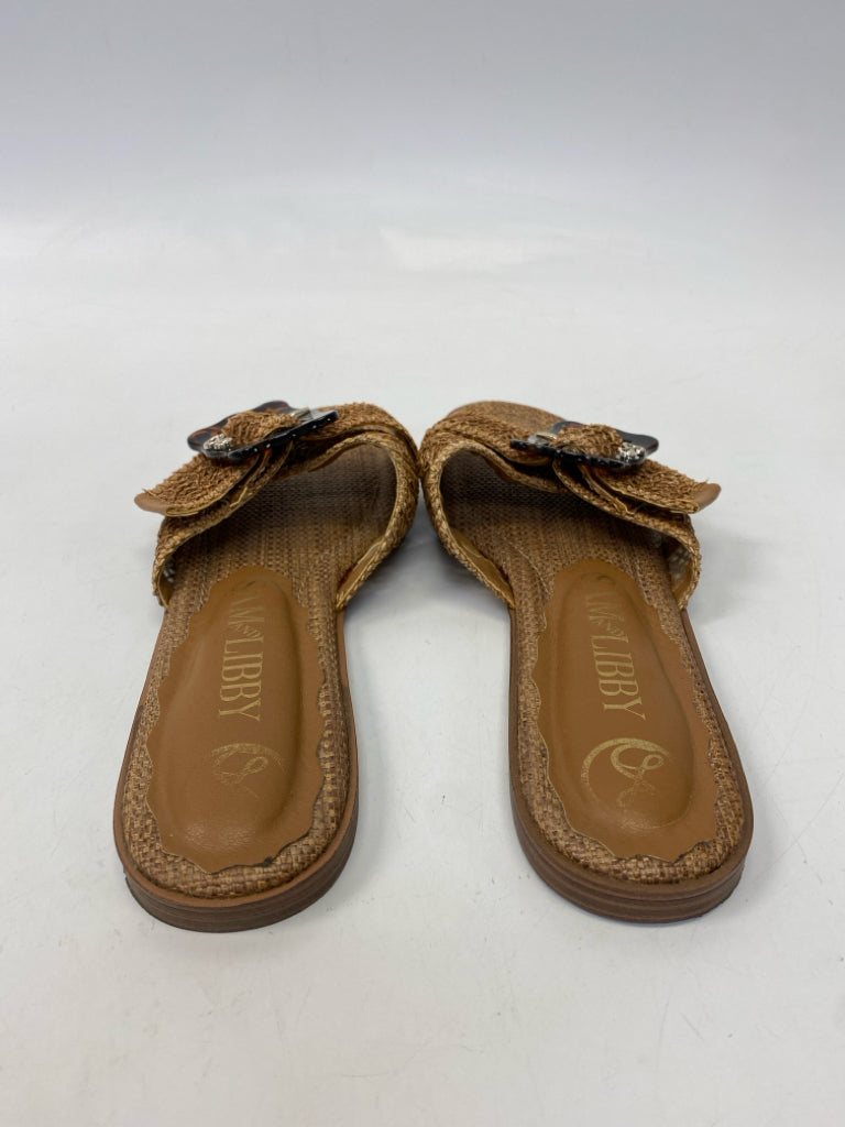 Sam &amp; Libby  Size 11 Brown Woven Sandals