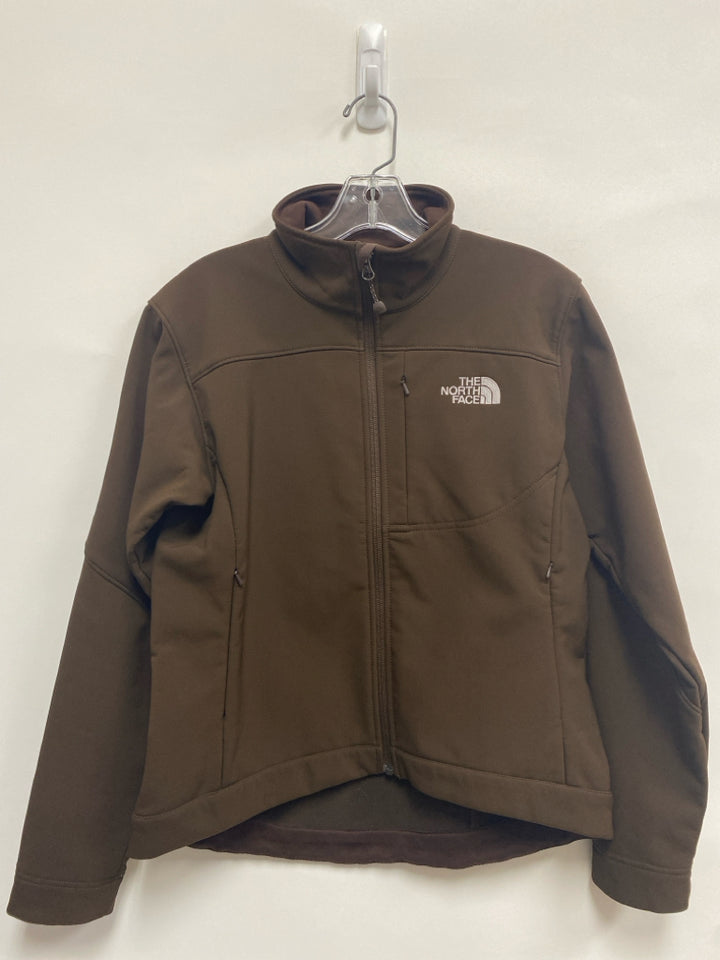 North Face Size S Brown Zip Down Ladies Jacket