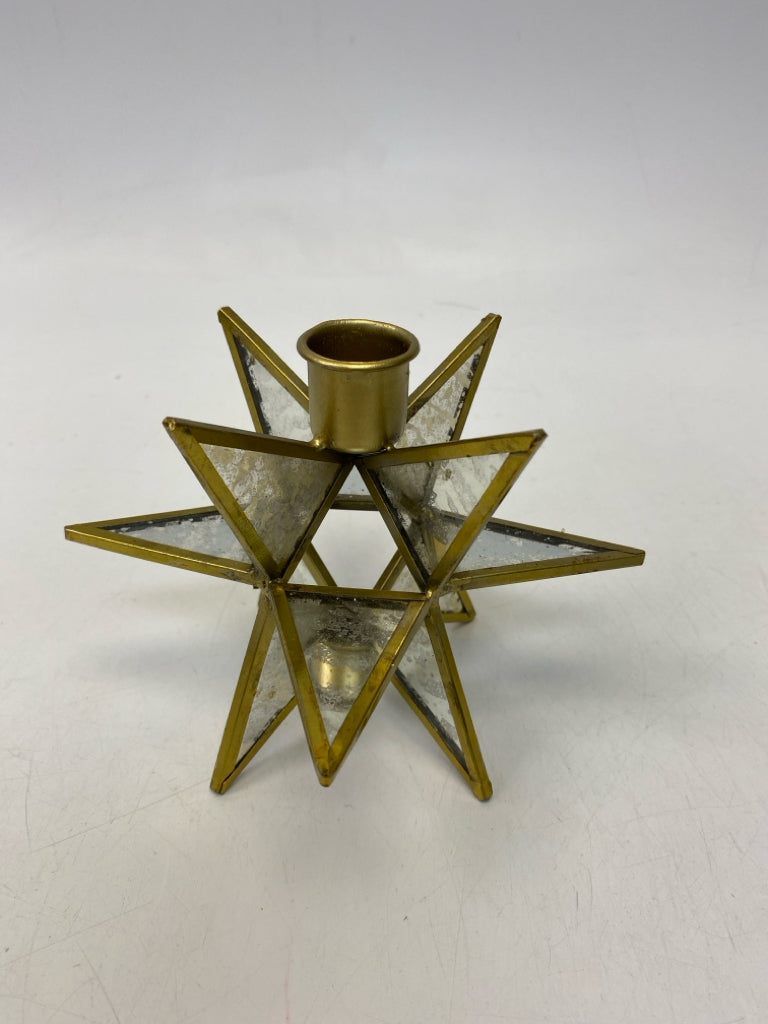 Gold Clear Metal/Glass Christmas