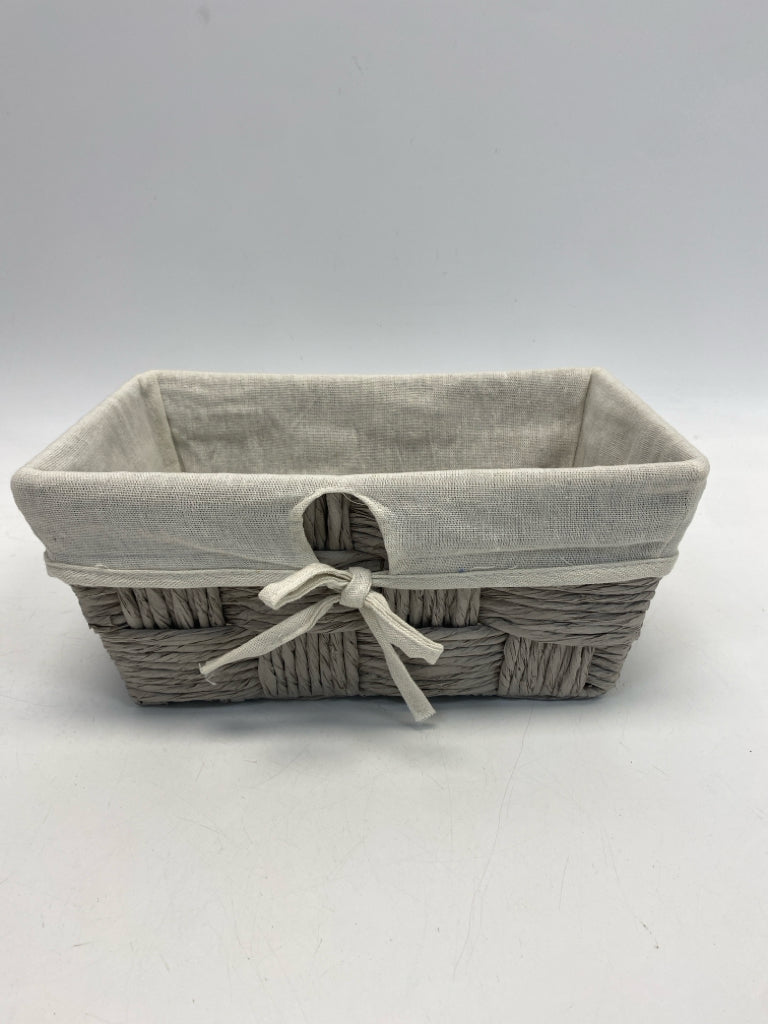 Gray Cream Basket