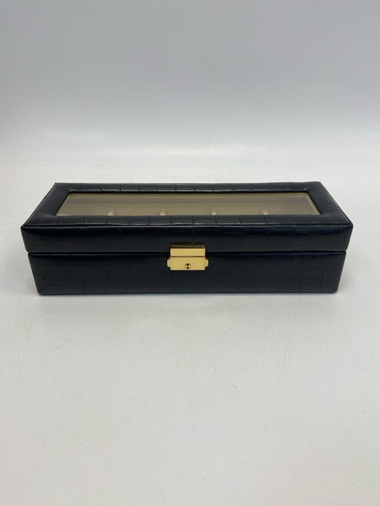 Black Clear Embossed Jewelry Box