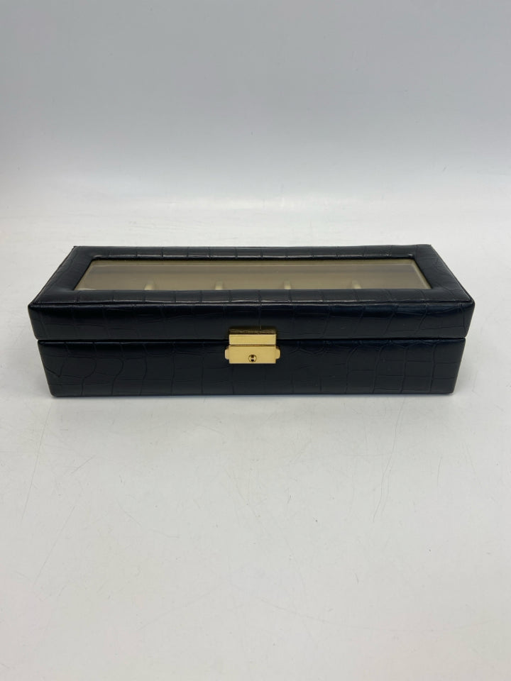 Black Clear Embossed Jewelry Box