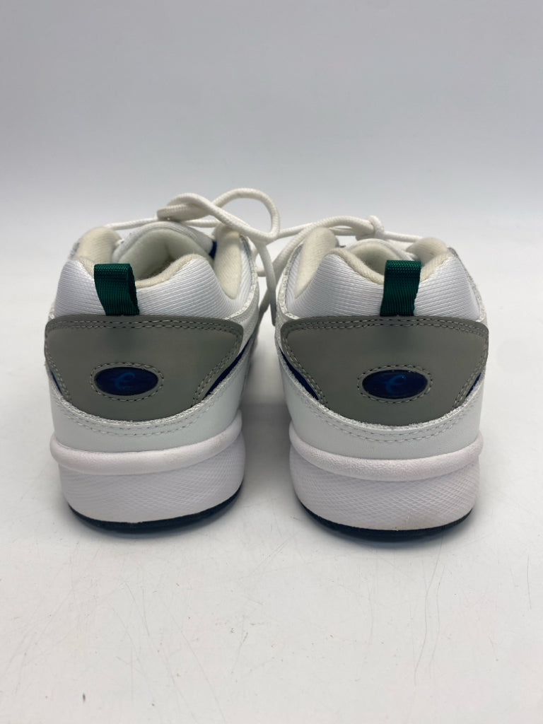 Easy Spirit  Size 8 Wht/Green Lace-up Sneakers