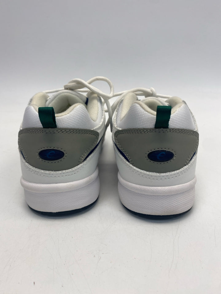 Easy Spirit  Size 8 Wht/Green Lace-up Sneakers