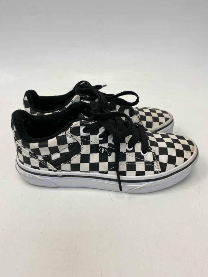 Vans SIZE 1 Black White Checkered Girl&