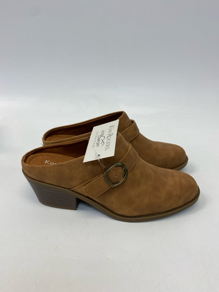NWT Kim Rogers  Size 8 Brown Clogs