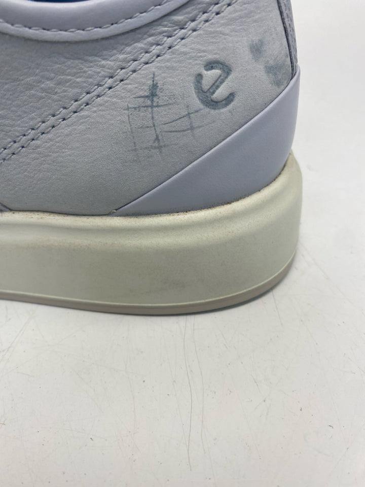 Ecco EU Shoe Size 38 Powder Blue Lace-up Sneakers