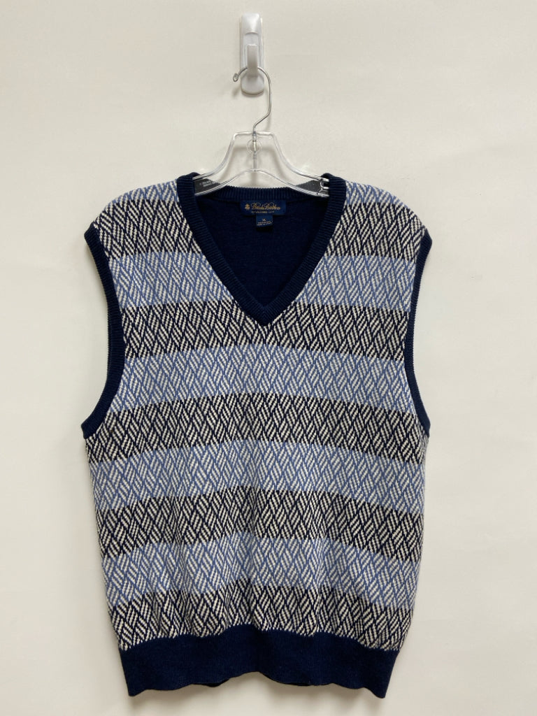 Brooks Brothers Size XL Navy/Blue White Striped Men&