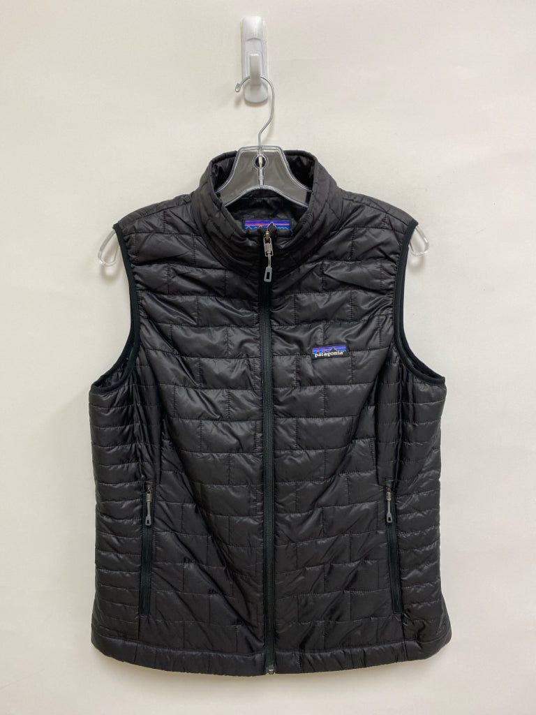 Patagonia Size L Black Zip Down Ladies Vest