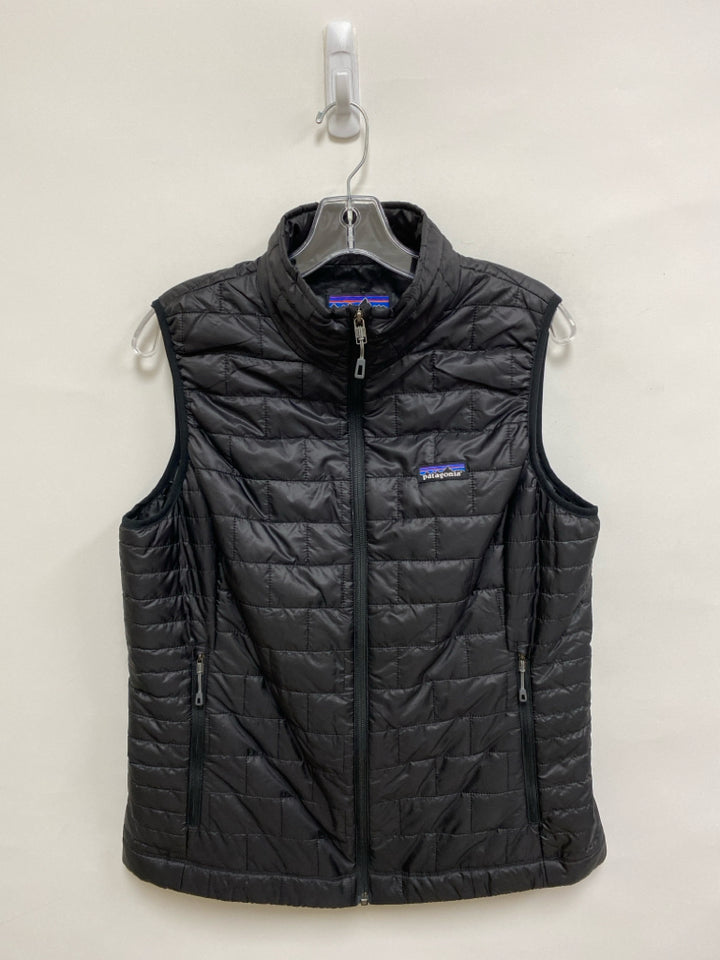 Patagonia Size L Black Zip Down Ladies Vest