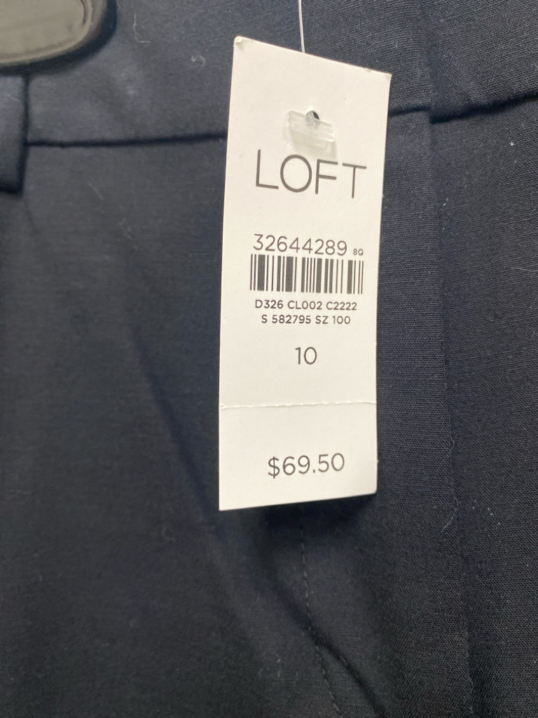 NWT LOFT Size 10 Black Ladies Pants