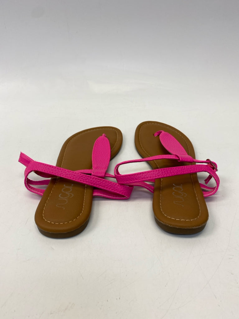 Size 9 Hot Pink Sandals