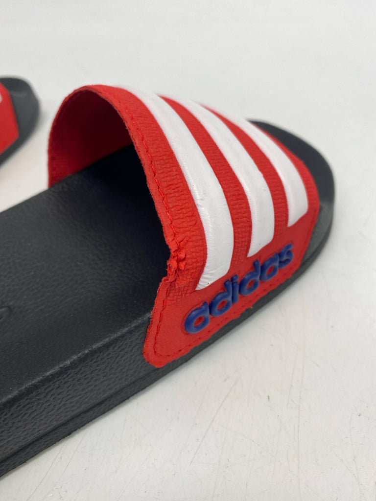 Adidas SIZE 12 Red White Stripe Boy&