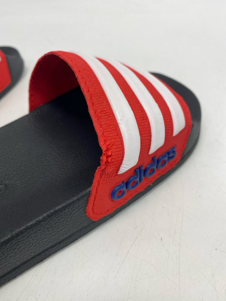 Adidas SIZE 12 Red White Stripe Boy&