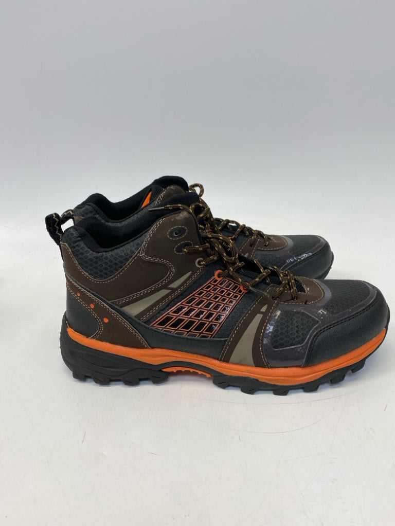 NWT North Creek Traders Size 13 Brown Orange Lace-Up Men&