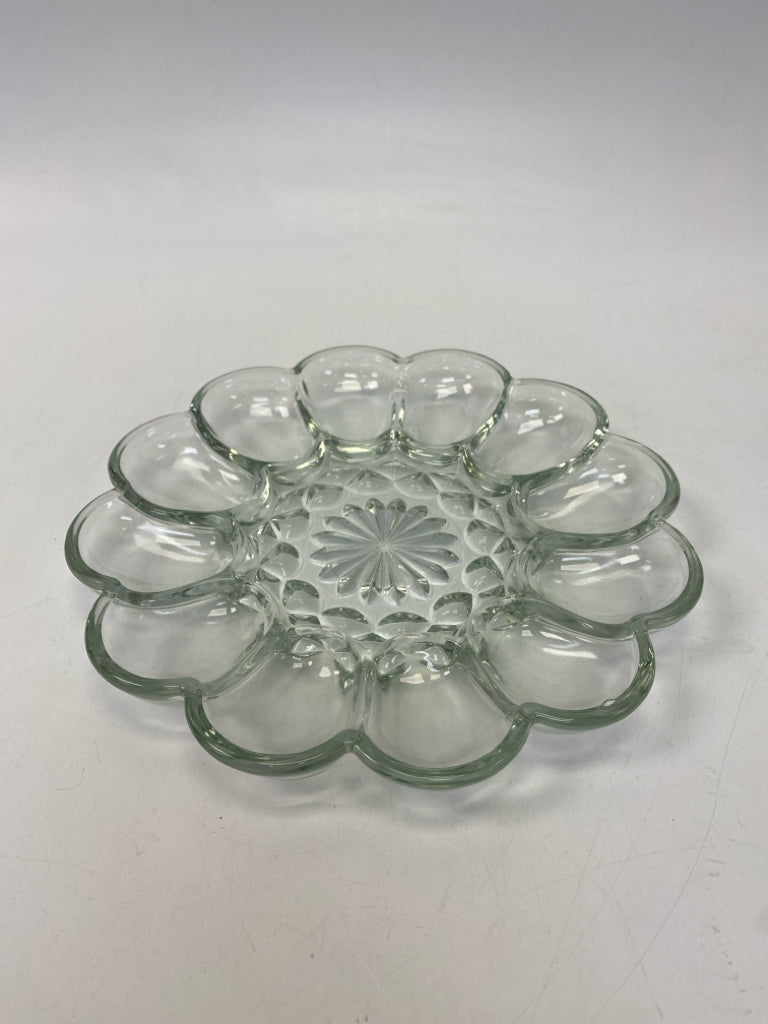 Clear Glass Serving Piece