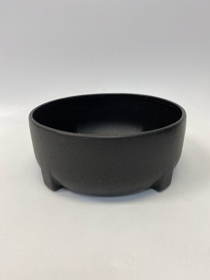 Black Ceramic Planter