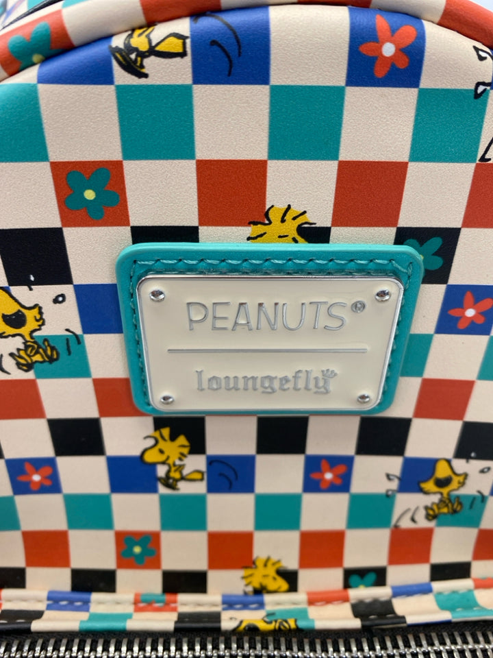 Loungefly Cream Multi-Color Snoopy Backpack