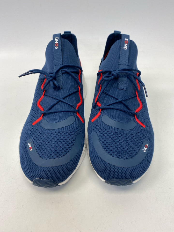 NWT Unos Size 12.5-13.5 Navy Red Knit Men&