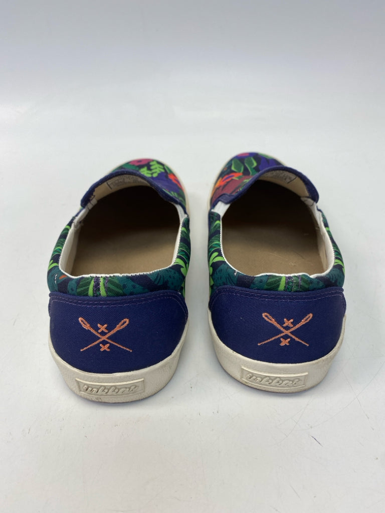 Inkkas  Size 11 Navy Multi-Color Cat(s) Sneakers
