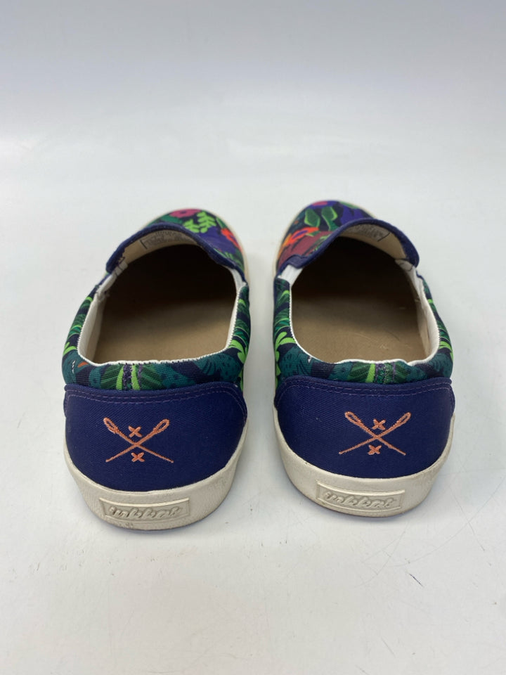Inkkas  Size 11 Navy Multi-Color Cat(s) Sneakers