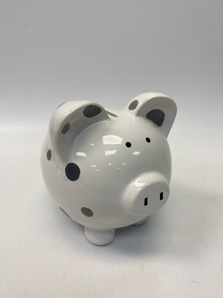 White Gray Dots Ceramic Kids Misc Room