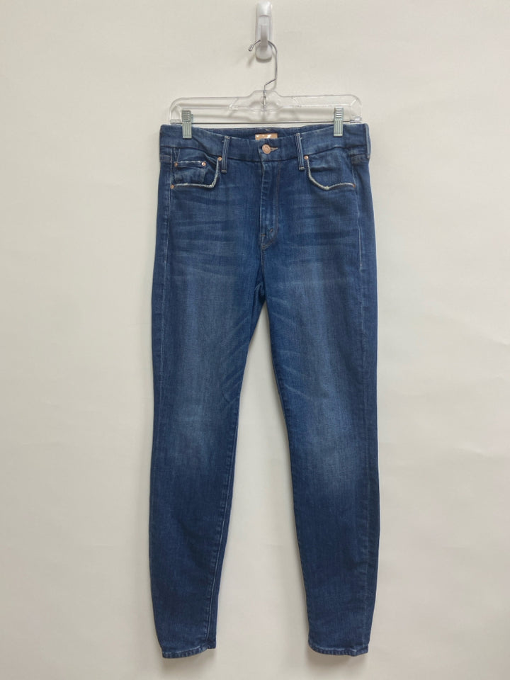 MOTHER Size 28 Faded Denim Distressed Ladies Jeans