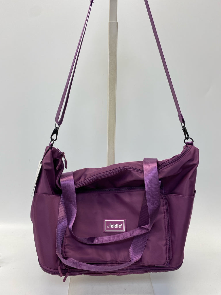 NWT foldie Dark Purple Duffle Bag