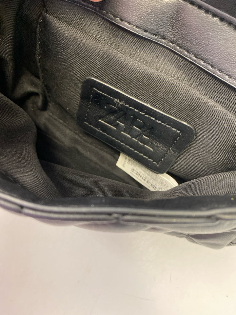 Zara Black Quilted Handbag