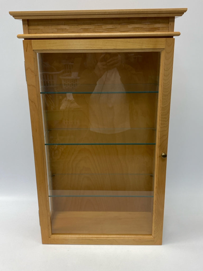 Longaberger Collectors Club Mini May Series Hanging Display Cabinet
