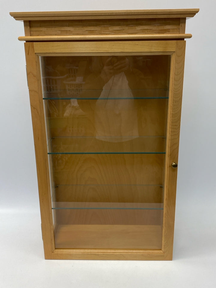 Longaberger Collectors Club Mini May Series Hanging Display Cabinet