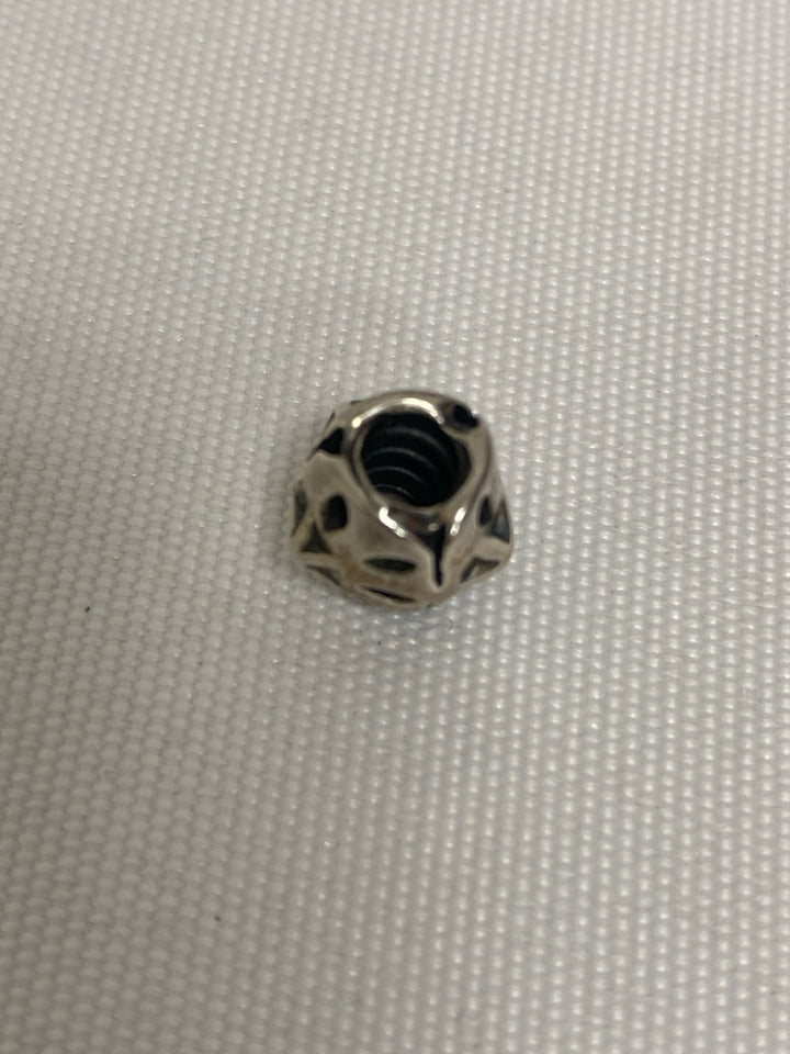 Silver Geometric Charm
