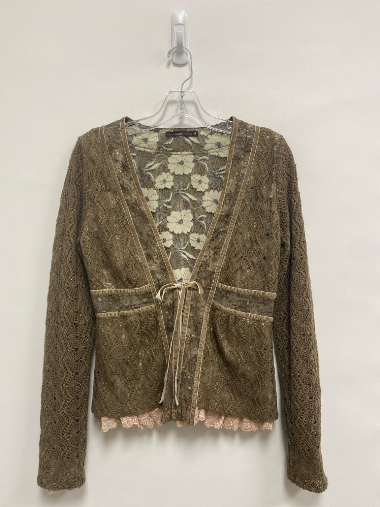 hazelhazel Size M Brown Gold Ladies Sweater