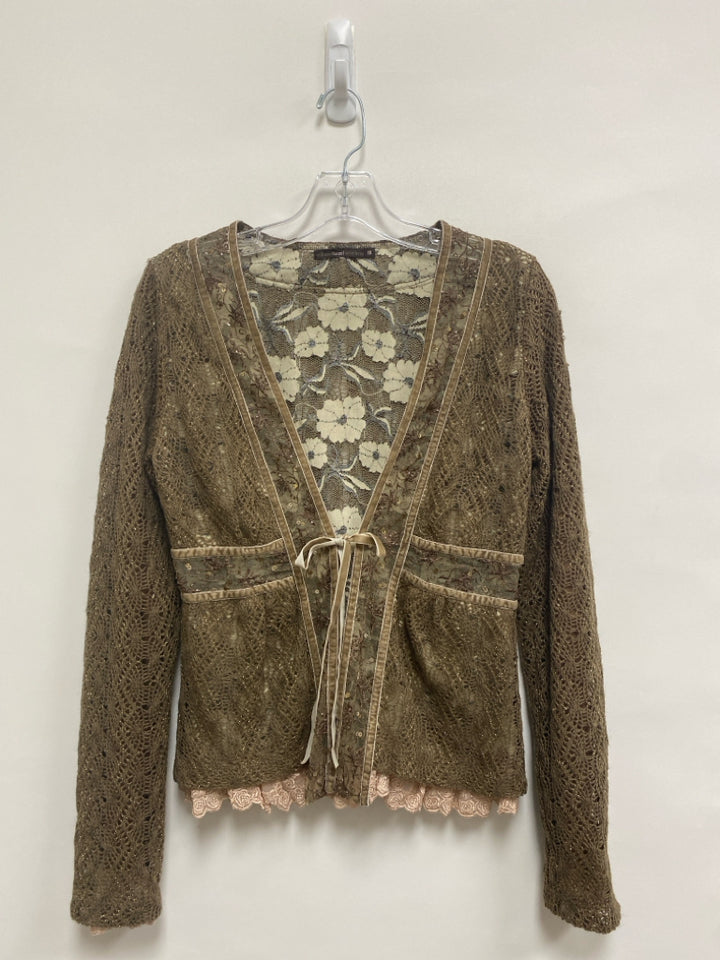 hazelhazel Size M Brown Gold Ladies Sweater