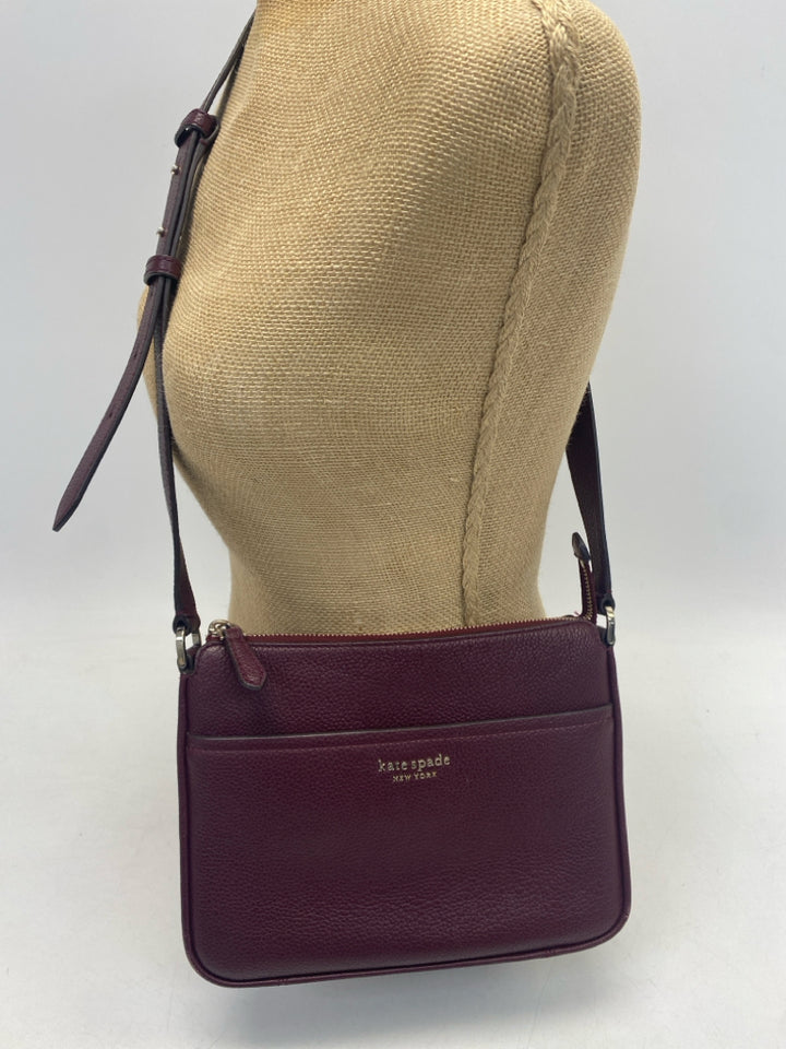 Kate Spade Burgundy Crossbody