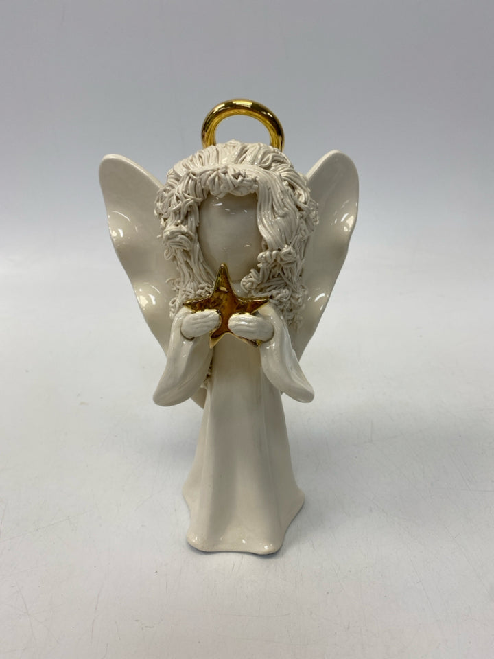 Cream Gold Ceramic Christmas