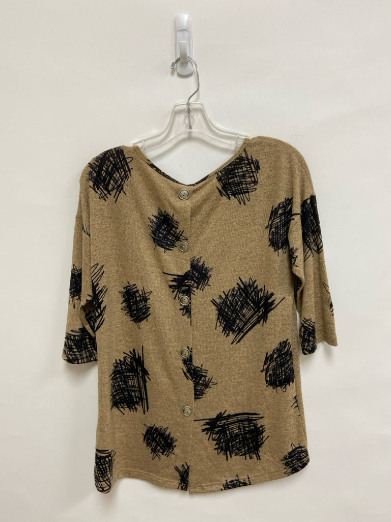 NWT Size S Brown Black Ladies Top