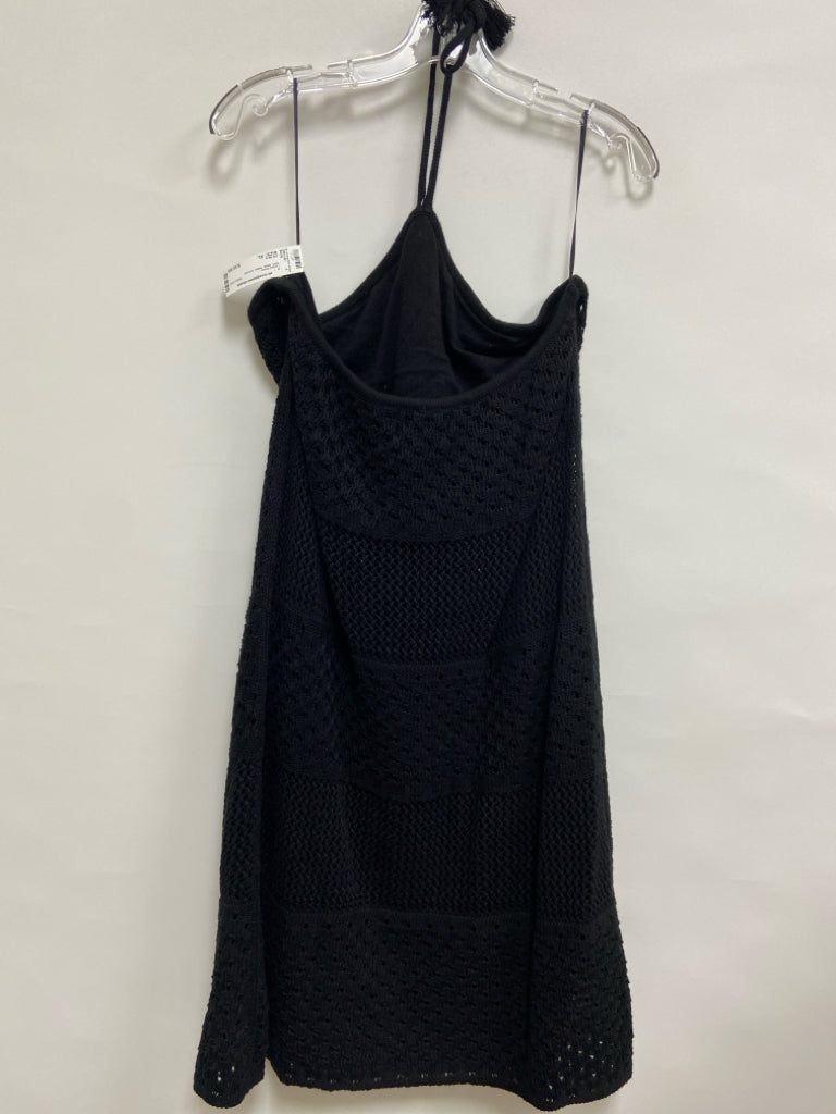 NWT Old Navy Size XL Black Halter Crochet Ladies Dress