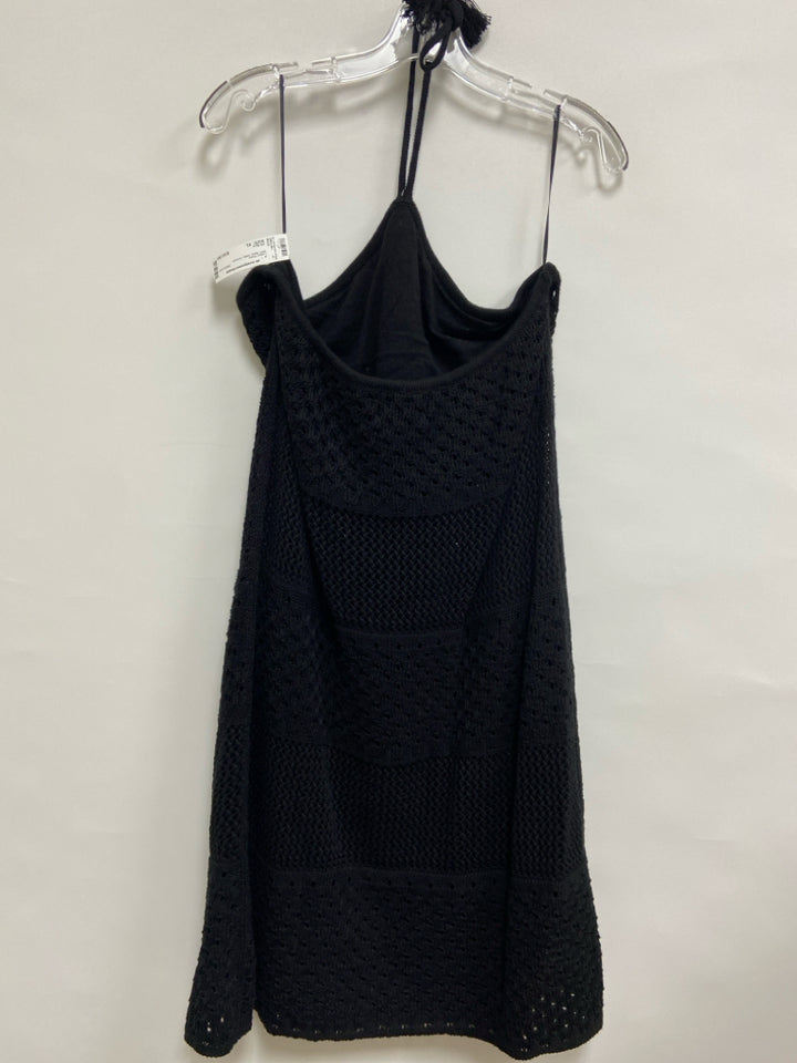 NWT Old Navy Size XL Black Halter Crochet Ladies Dress