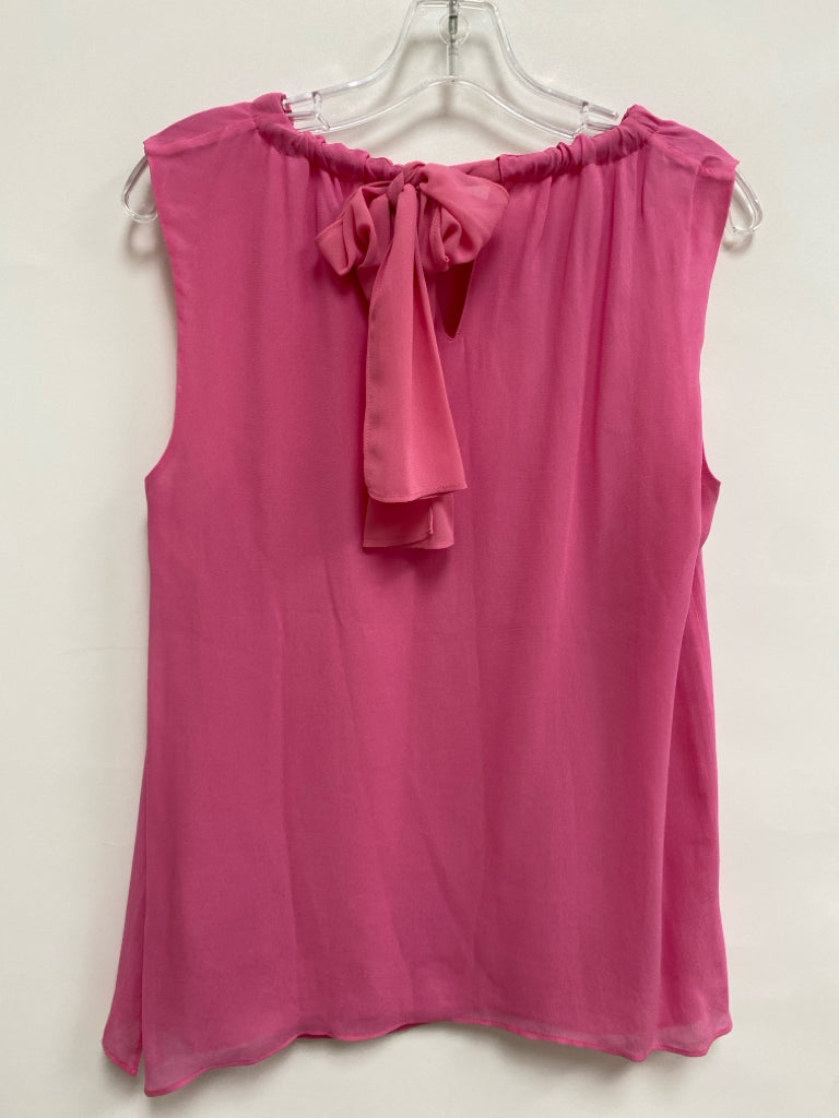 REISS Size 4 Pink Sleeveless Ladies Top
