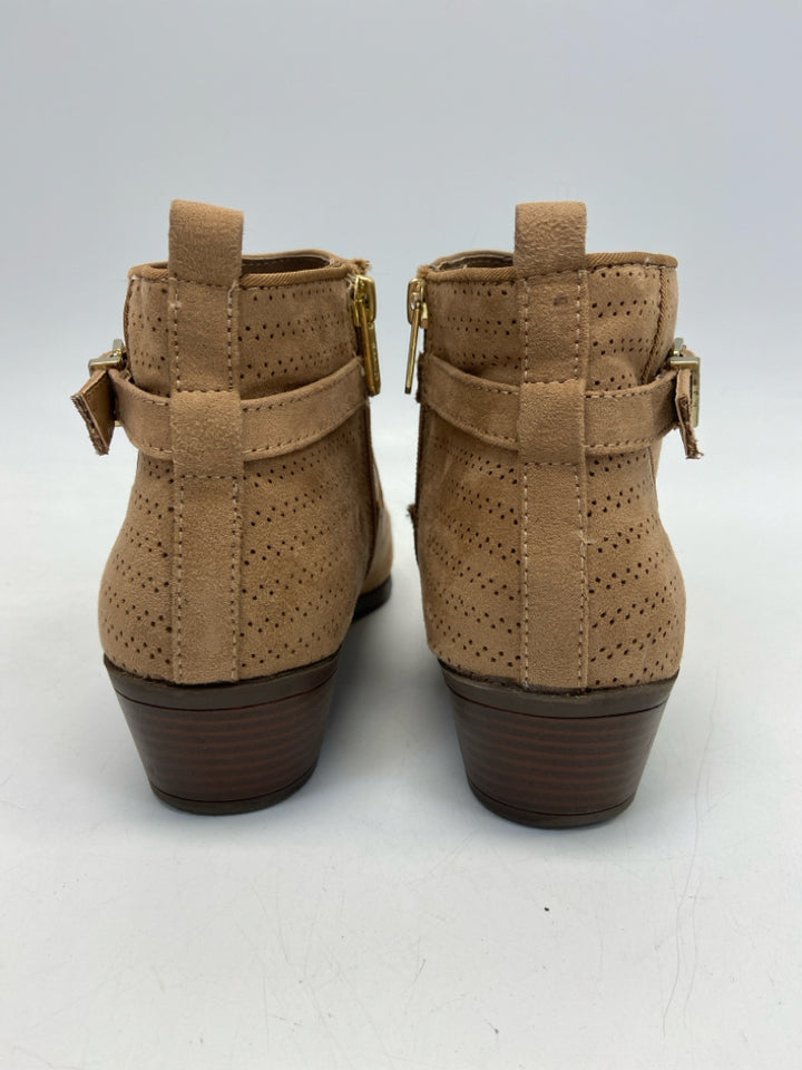 Sam Edelman  Size 9.5 Brown Perforated Suede Boots