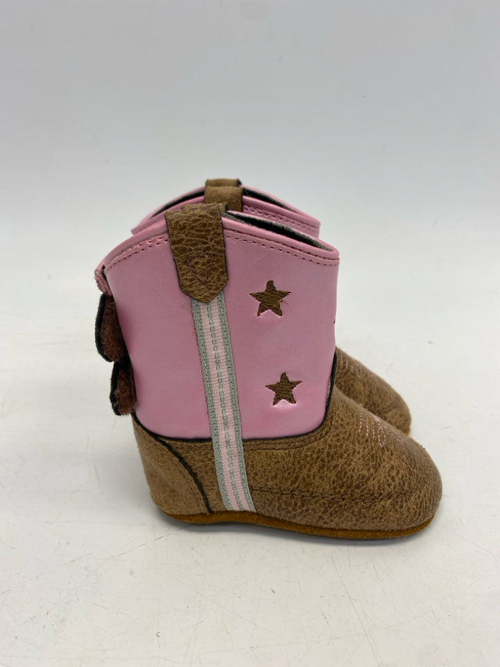 Old West SIZE 2 Pink Brown Western Girl&