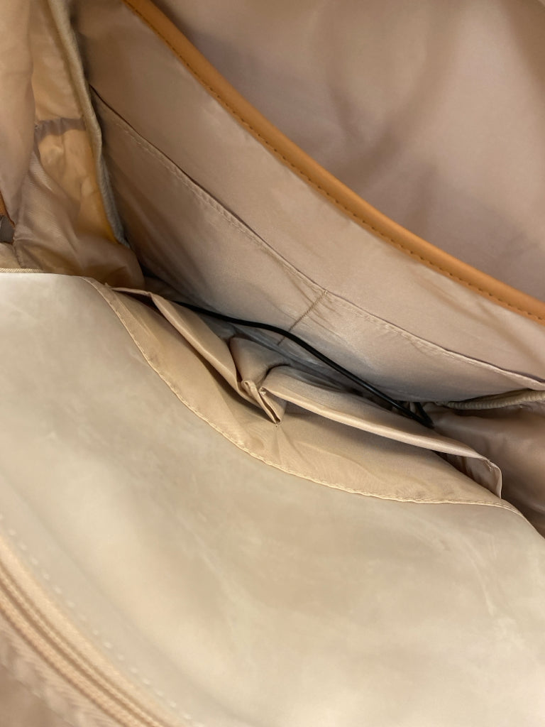 Cream Brown Backpack